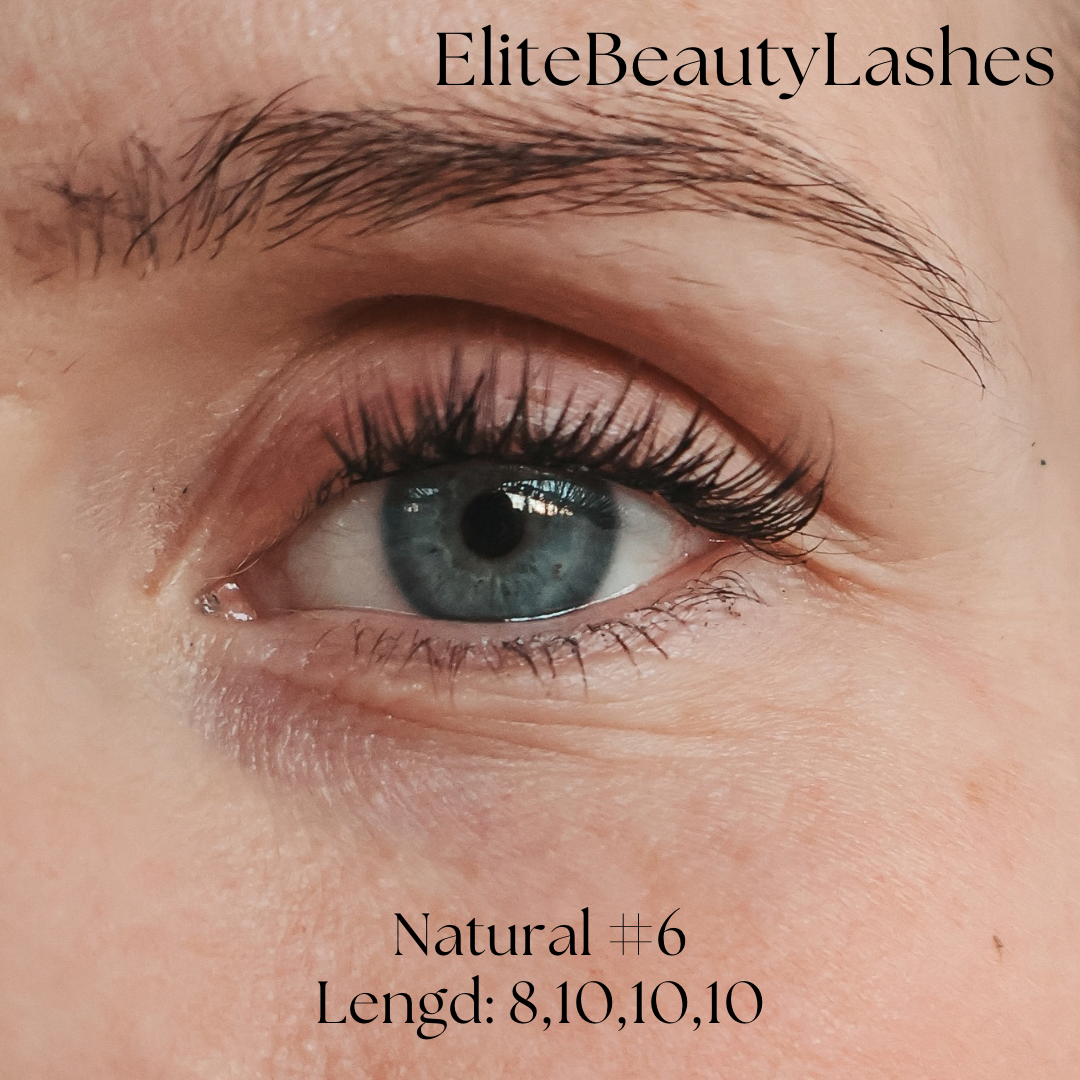 Augnhár - Natural #6