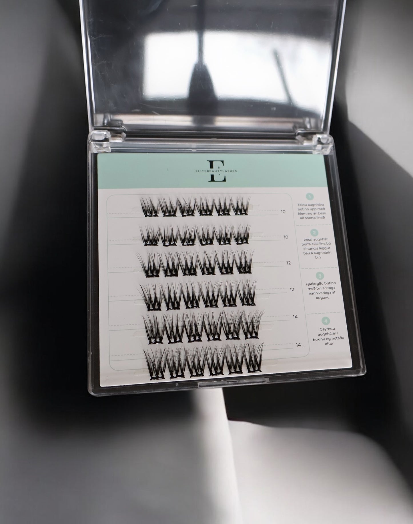 Classic augnhár með lími - NÝTT