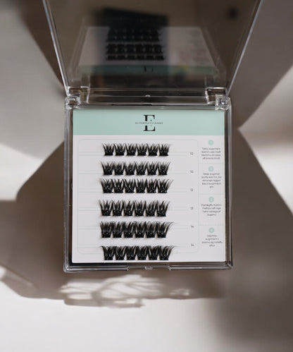 Volume augnhár með lími - NÝTT