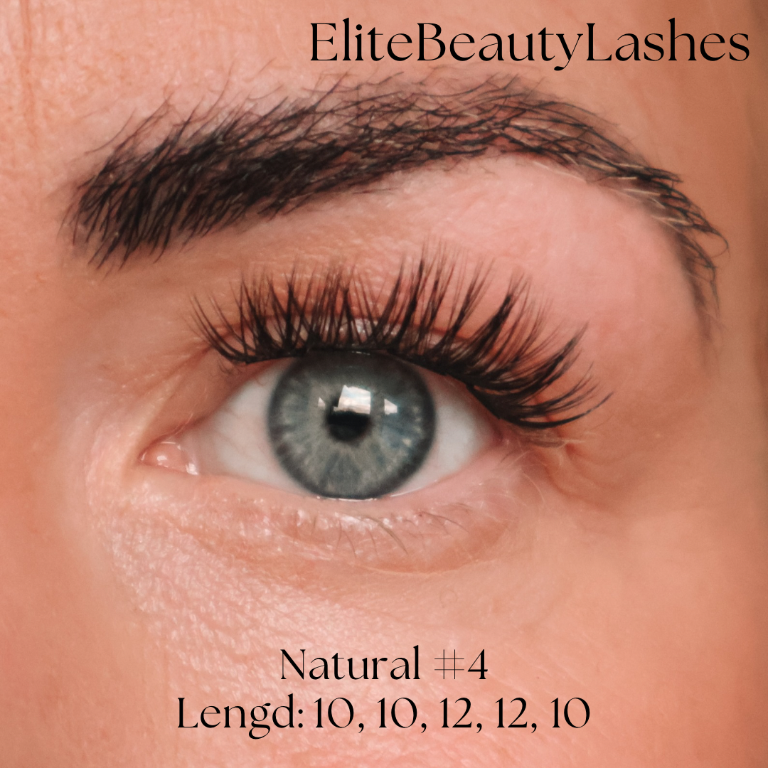 Augnhár - Natural #4