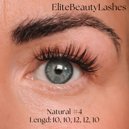 Augnhár - Natural #4