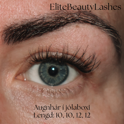 Augnhár með lími - Jólabox