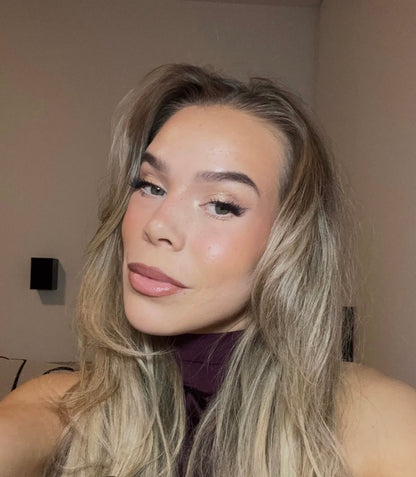 Cat eye hálf augnhár með lími