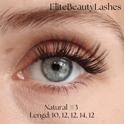 Augnhár - Natural #3