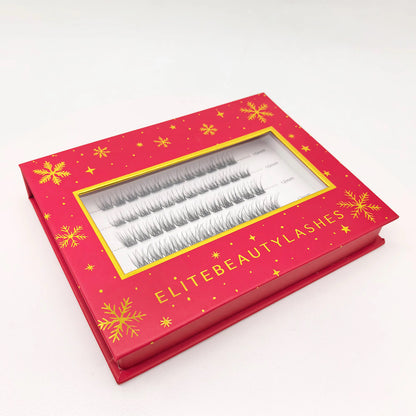 Augnhár með lími - Jólabox