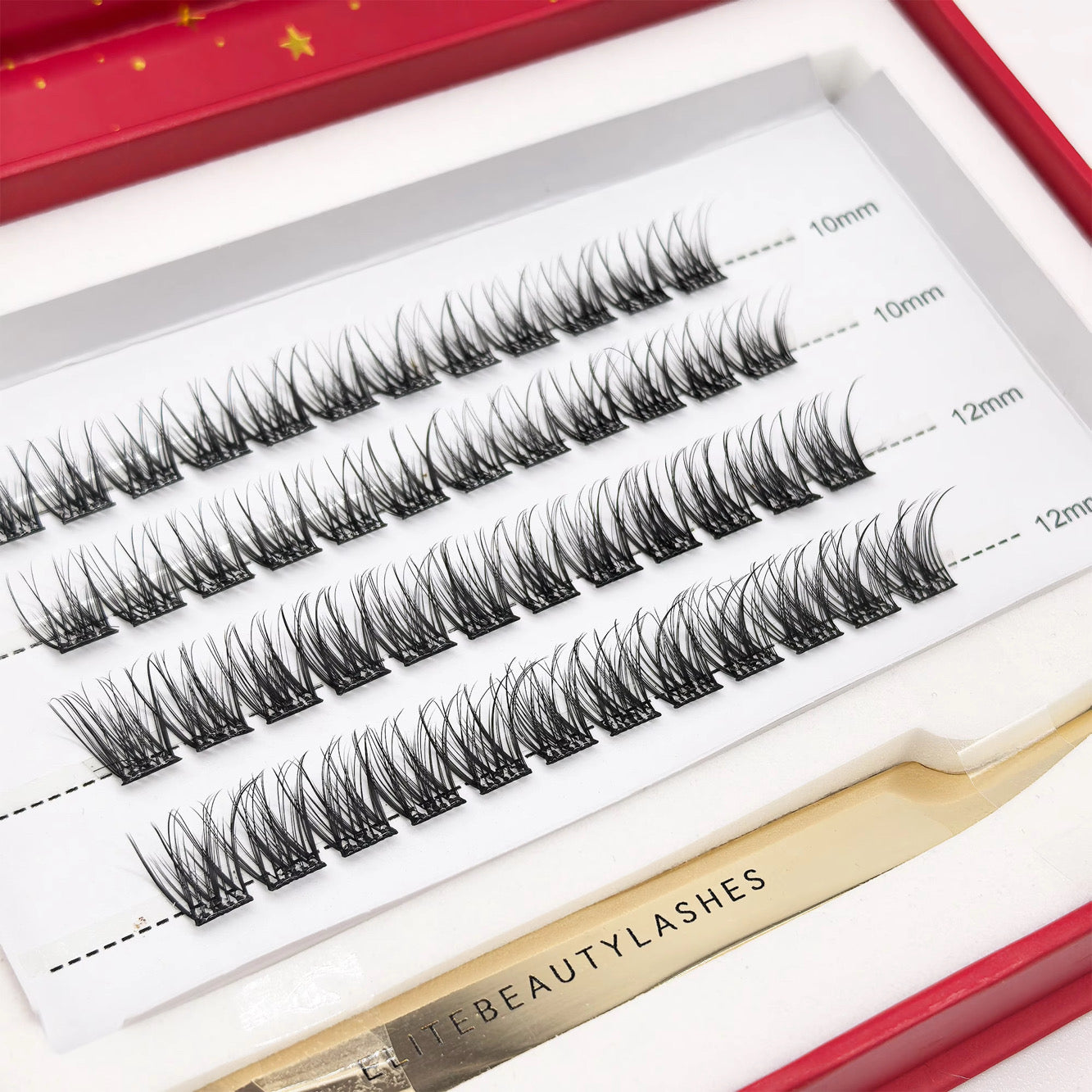 Augnhár með lími - Jólabox