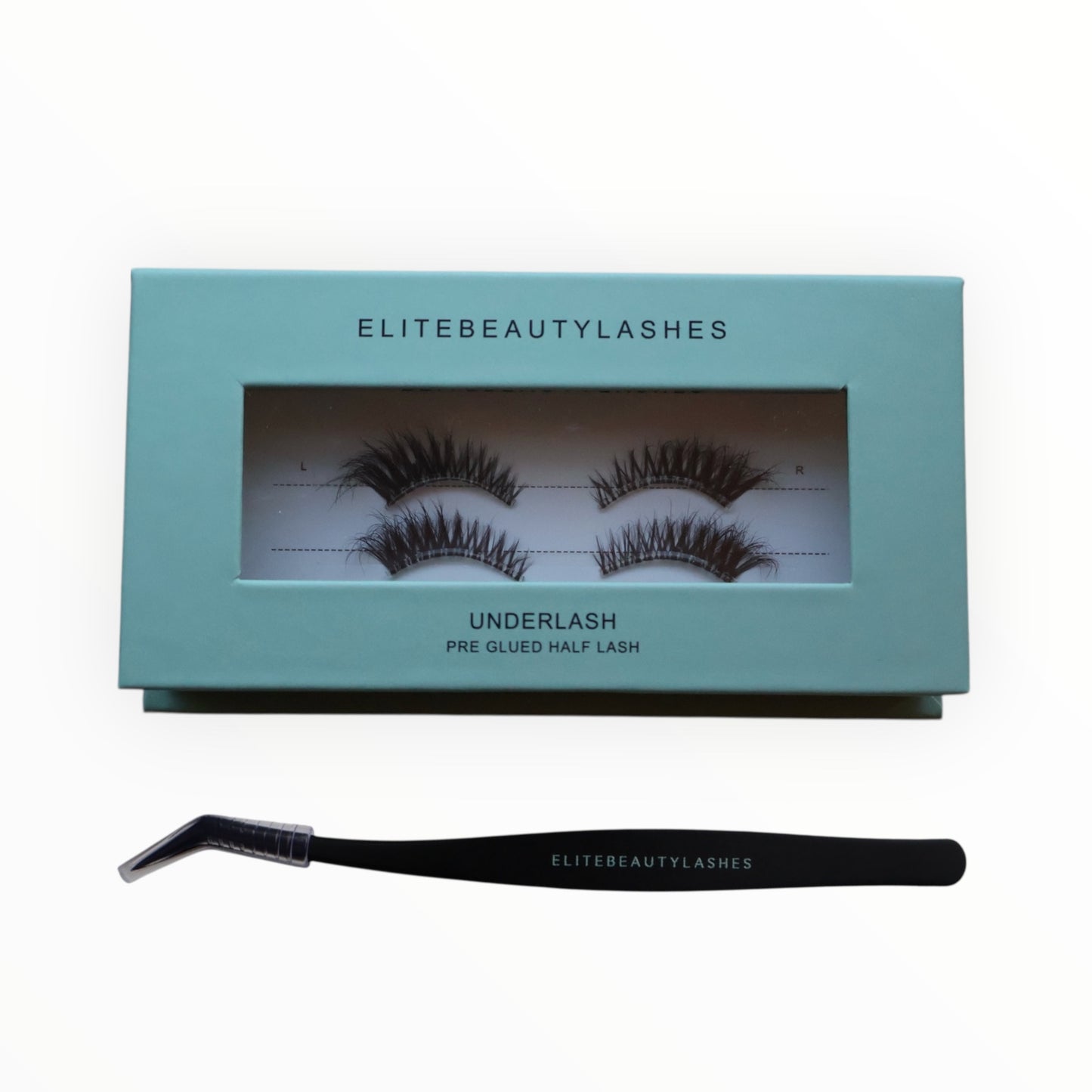 Cat eye hálf augnhár með lími