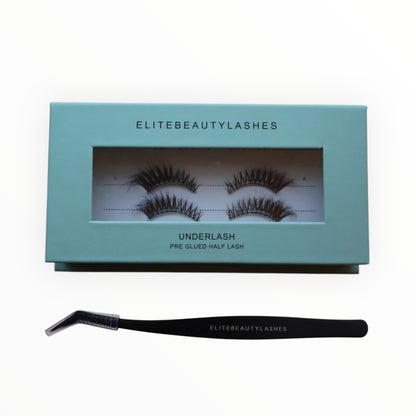 Cat eye hálf augnhár með lími