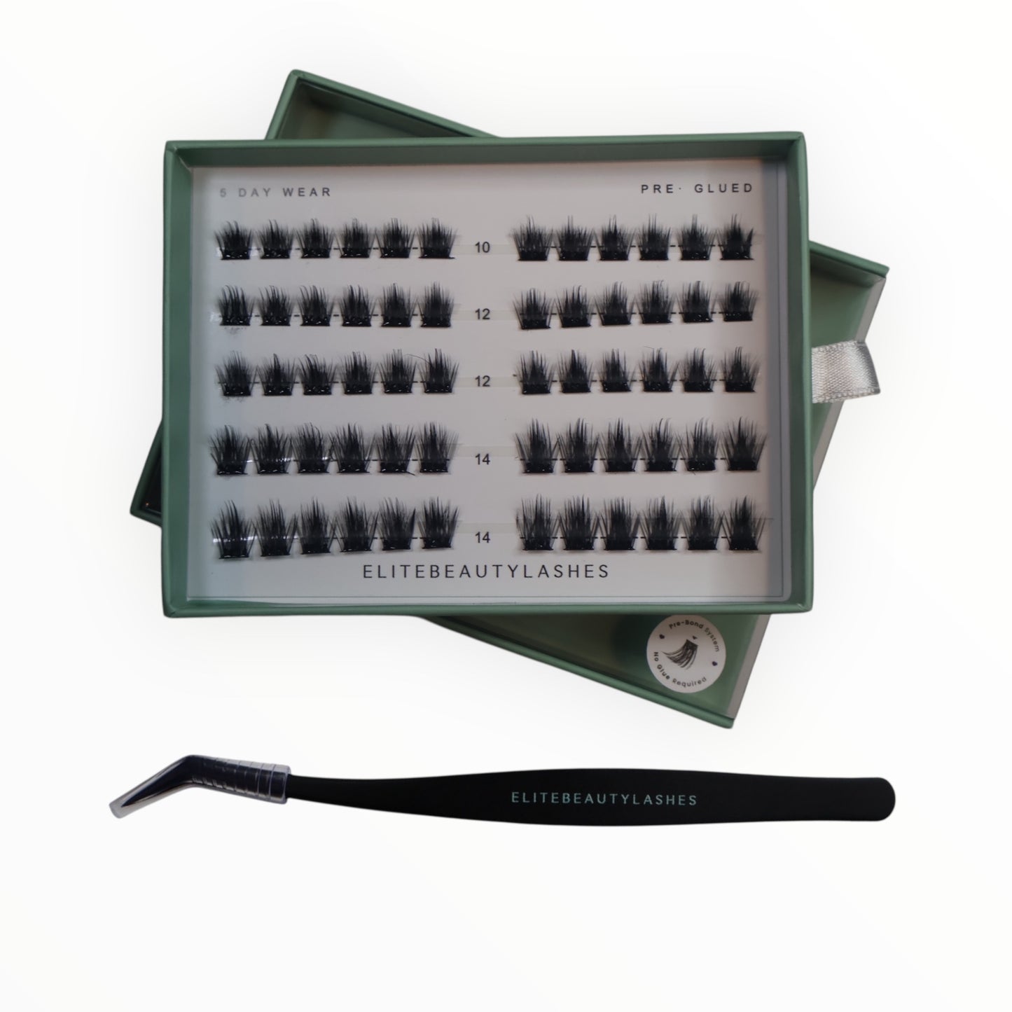 Fluffy volume augnhár með lími