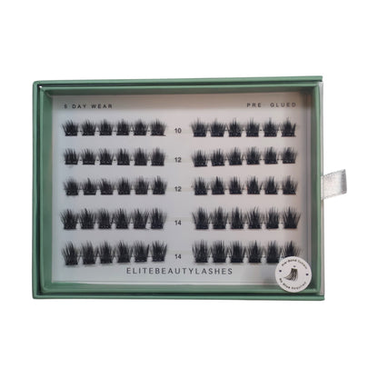 Fluffy volume augnhár með lími