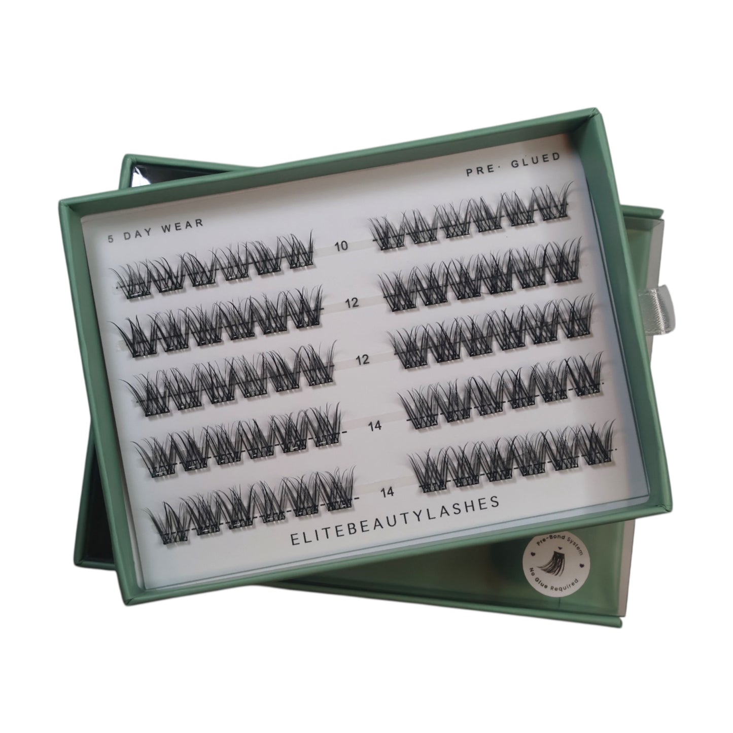 Soft wispy augnhár með lími