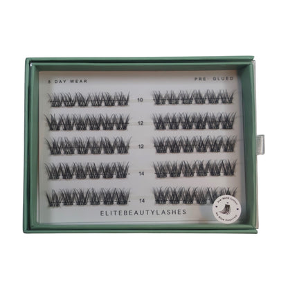 Soft wispy augnhár með lími