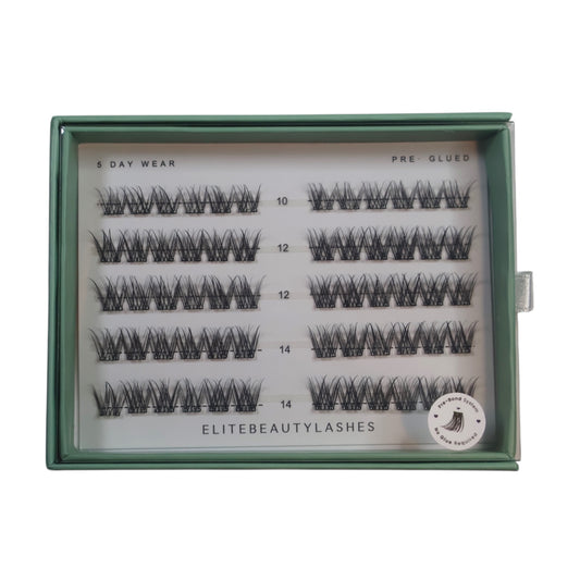 Soft wispy augnhár með lími