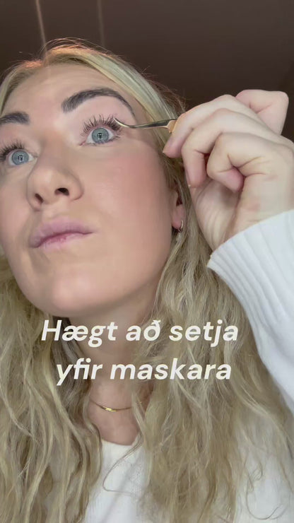 Augnhár með lími - Jólabox